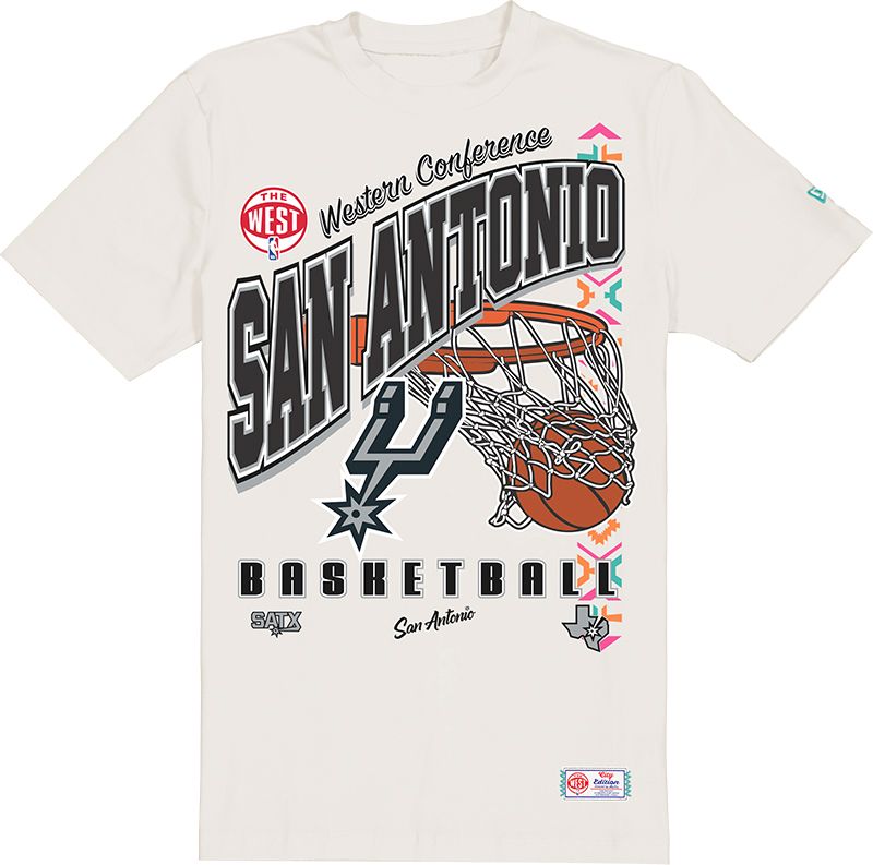 New Era Adult 2025-26 City Edition San Antonio Spurs Puff Ink T-Shirt product image