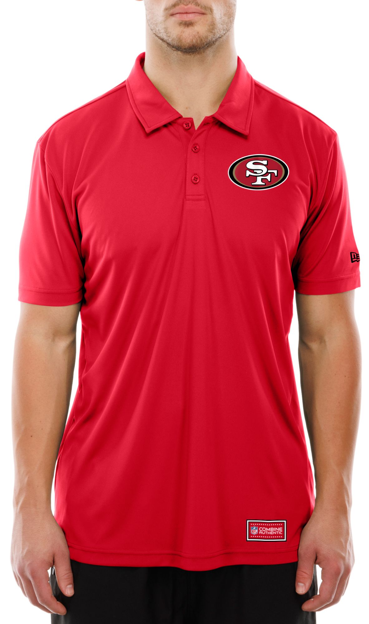 New Era Men's San Francisco 49ers Red Combine Polo product image