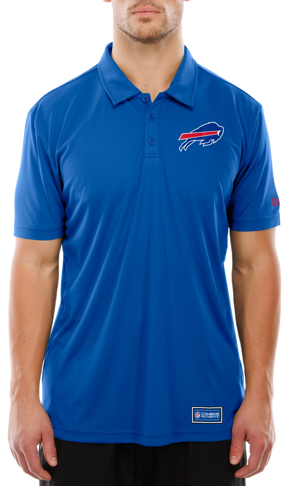 New Era Men's Buffalo Bills Blue Combine Polo product image