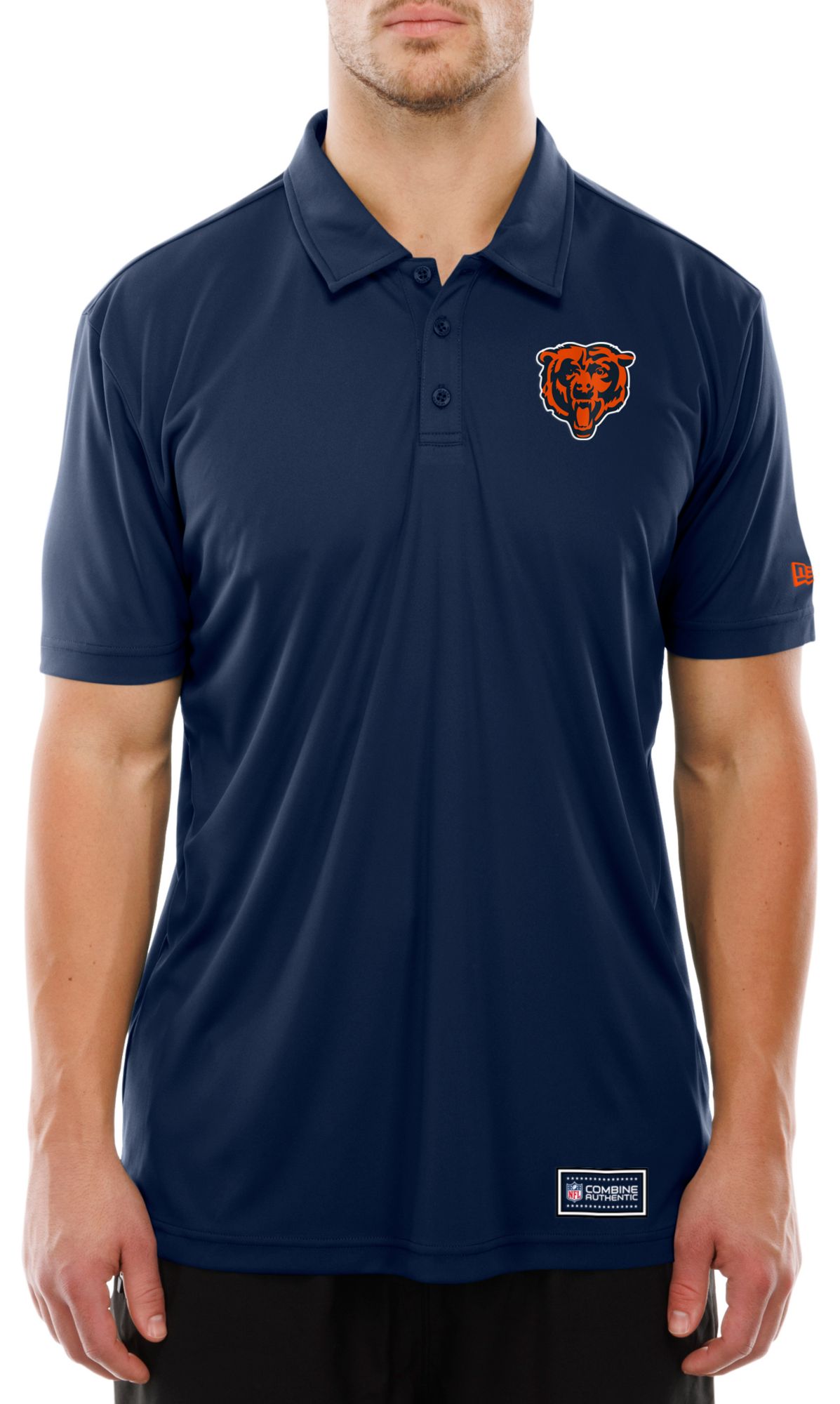 New Era Men's Chicago Bears Navy Combine Polo product image