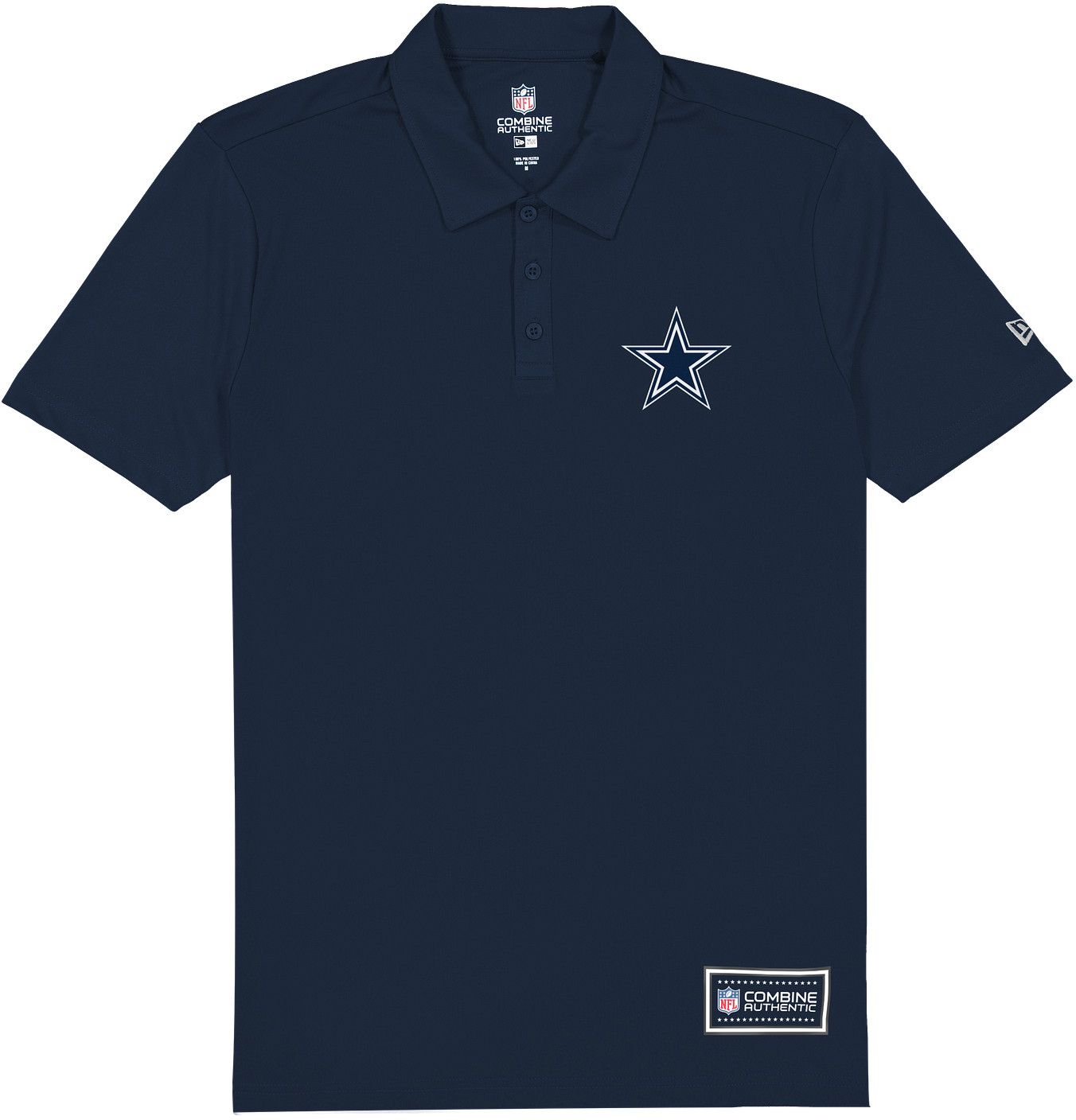 New Era Men's Dallas Cowboys Navy Combine Polo product image