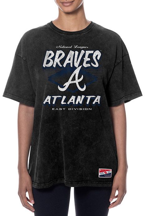 New Era Women's Atlanta Braves Black Throwback T-Shirt product image