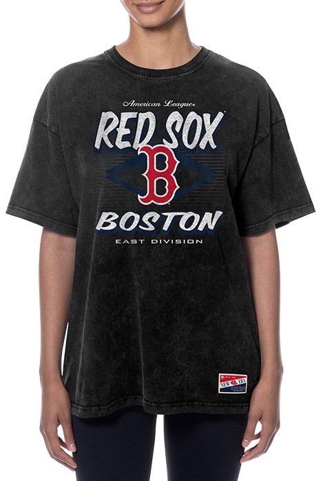 New Era Women's Boston Red Sox Black Throwback T-Shirt product image