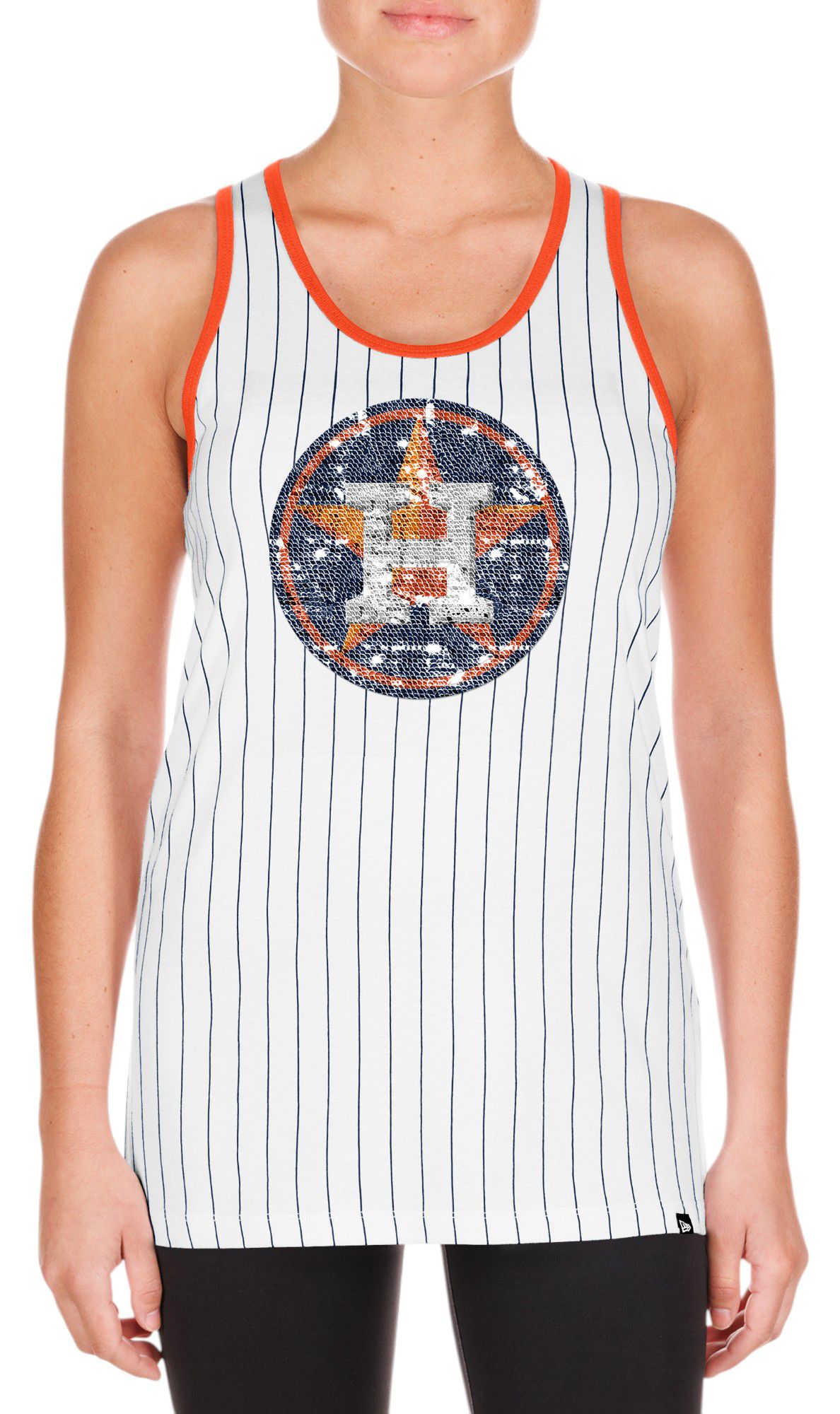 New Era Women's Houston Astros Orange Throwback Tank Top product image