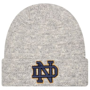 sorry, New Era Women's Notre Dame Fighting Irish Grey Metallic Cuffed Knit Beanie is currently out of stock