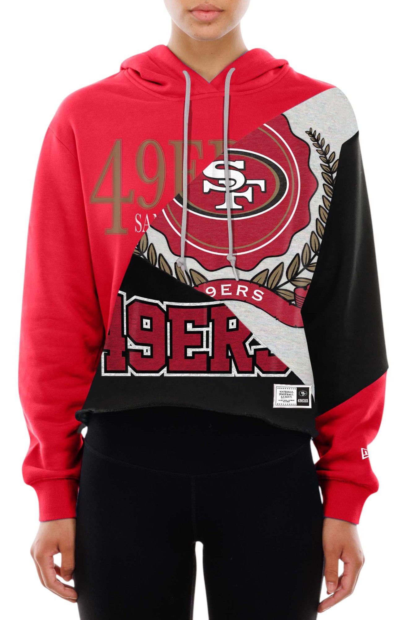 New Era Women's San Francisco 49ers Injections Split Pullover Hoodie product image