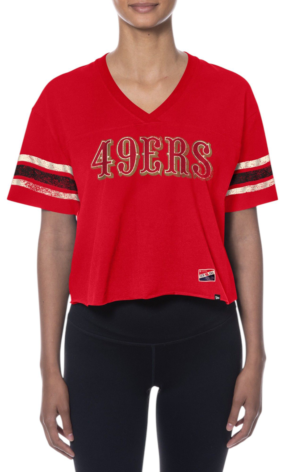 New Era Women's San Francisco 49ers Red Sporty T-Shirt product image