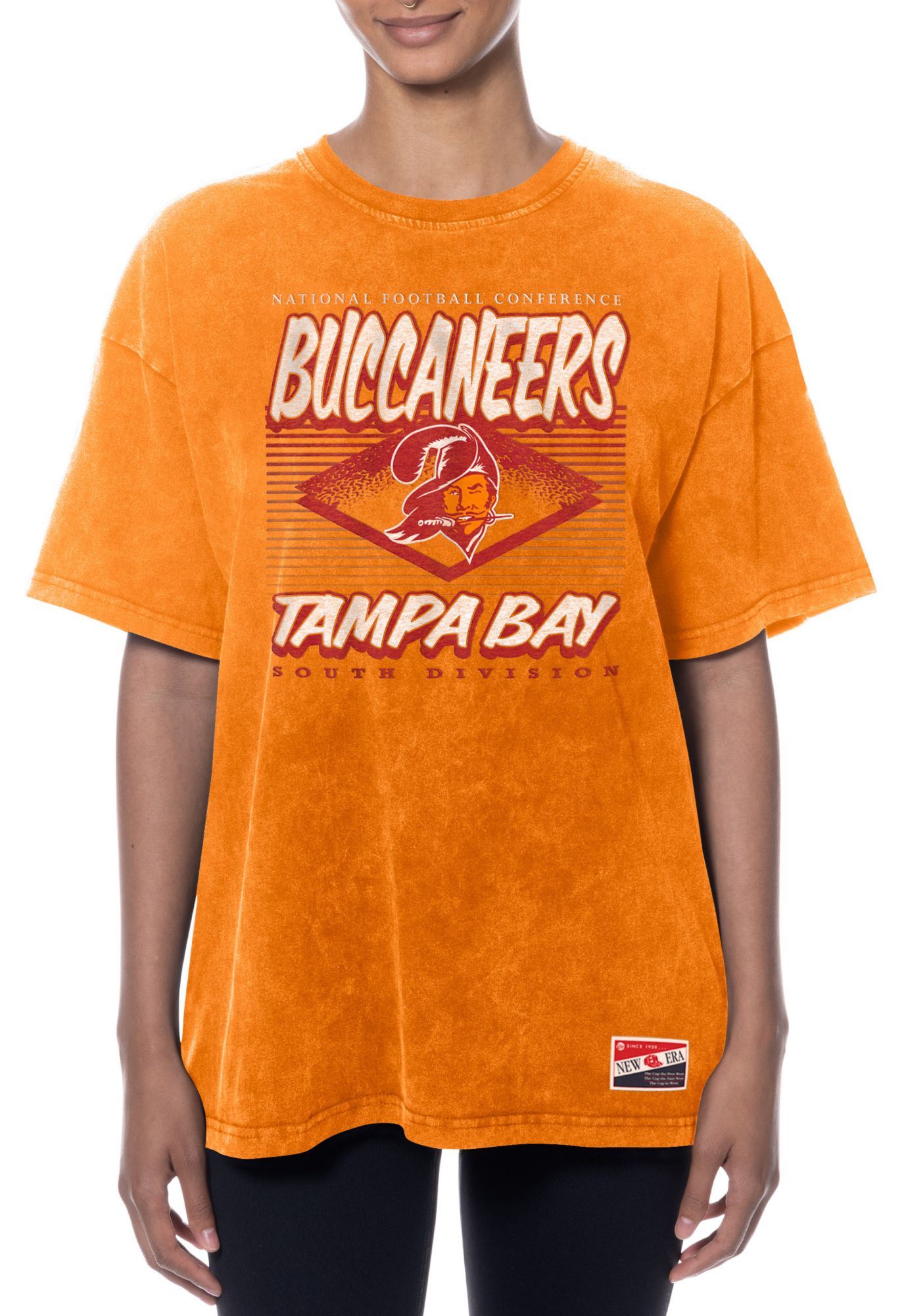New Era Women's Tampa Bay Buccaneers Orange Washed T-Shirt product image
