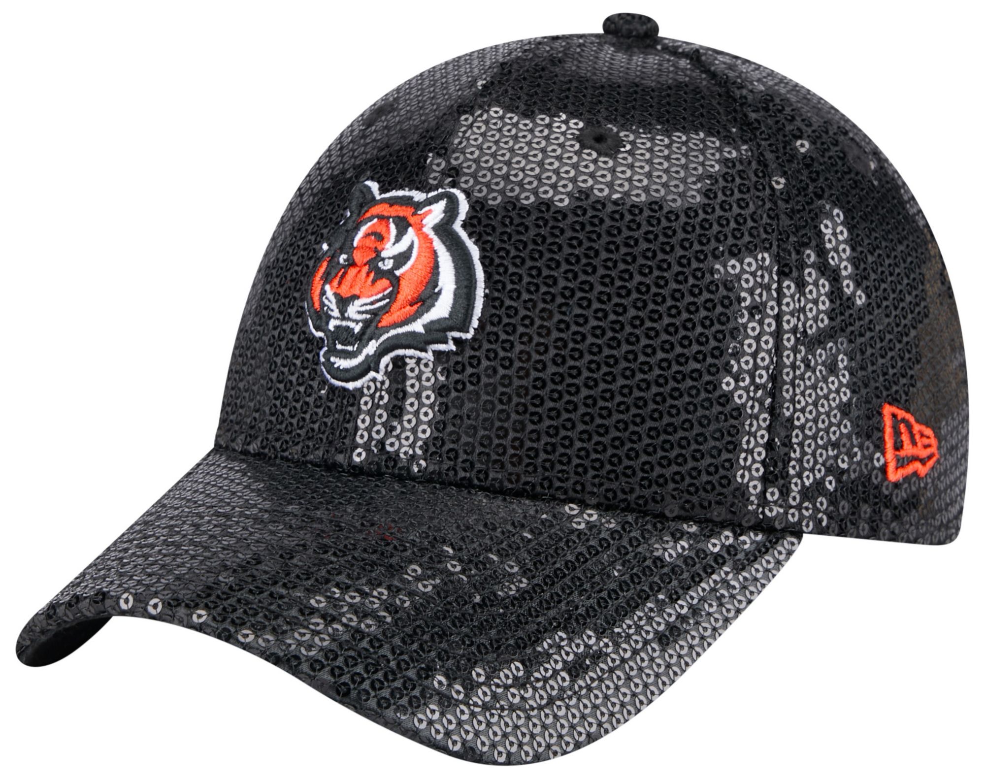 New Era Women's Cincinnati Bengals Black Sequin 9Forty Adjustable Hat product image
