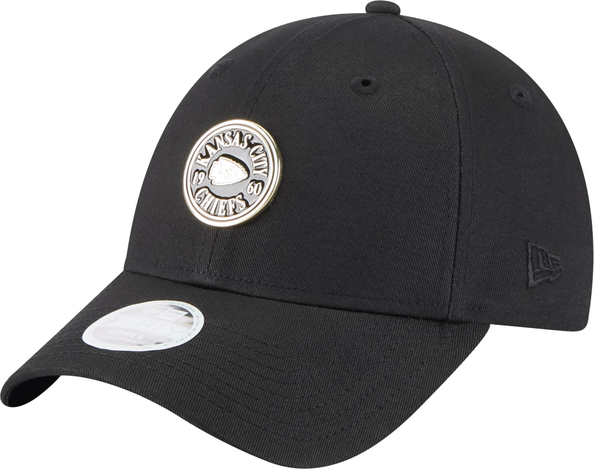 New Era Women's Kansas City Chiefs Black Badge 9Forty Adjustable Hat product image