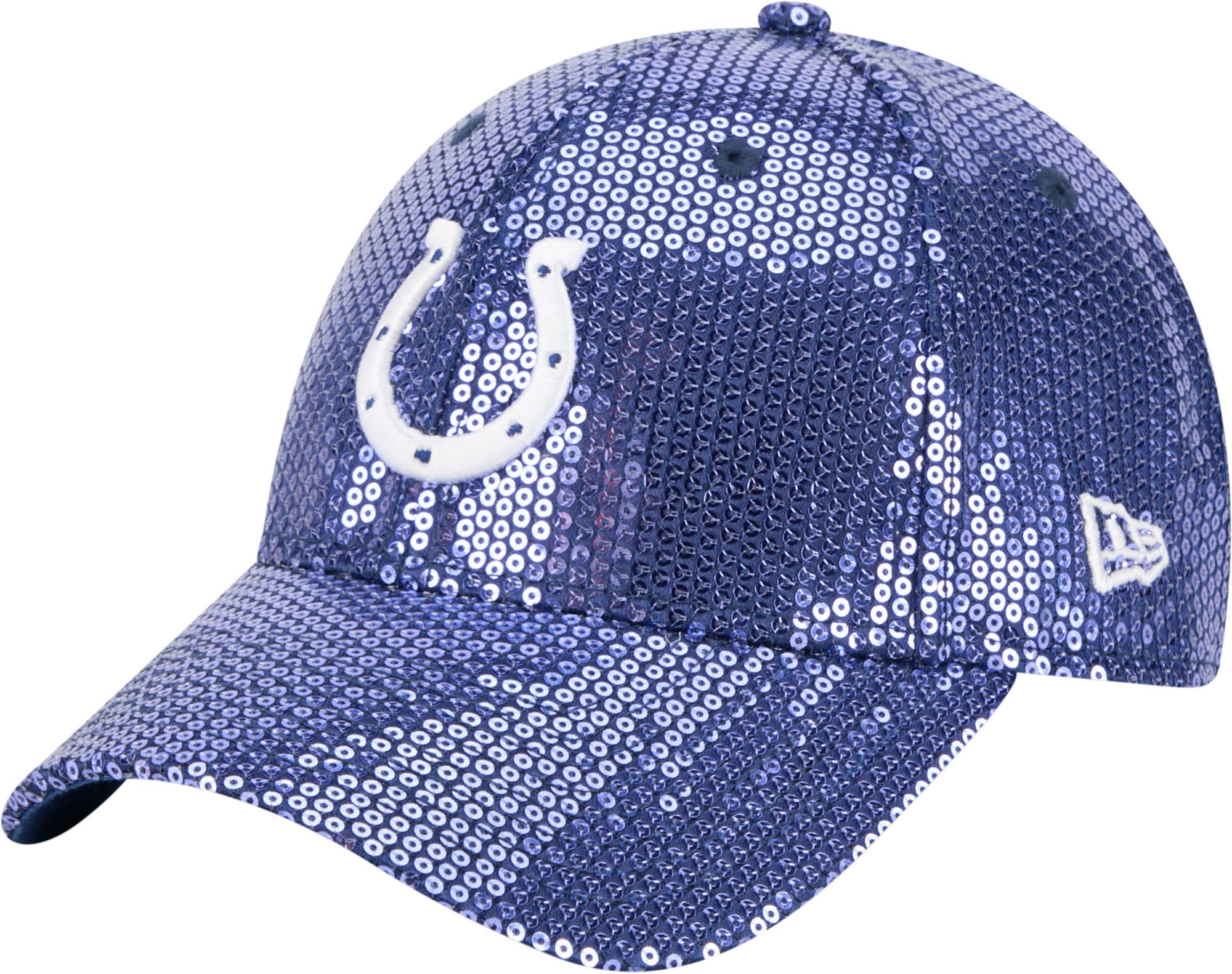 New Era Women's Indianapolis Colts Blue Sequin 9Forty Adjustable Hat product image