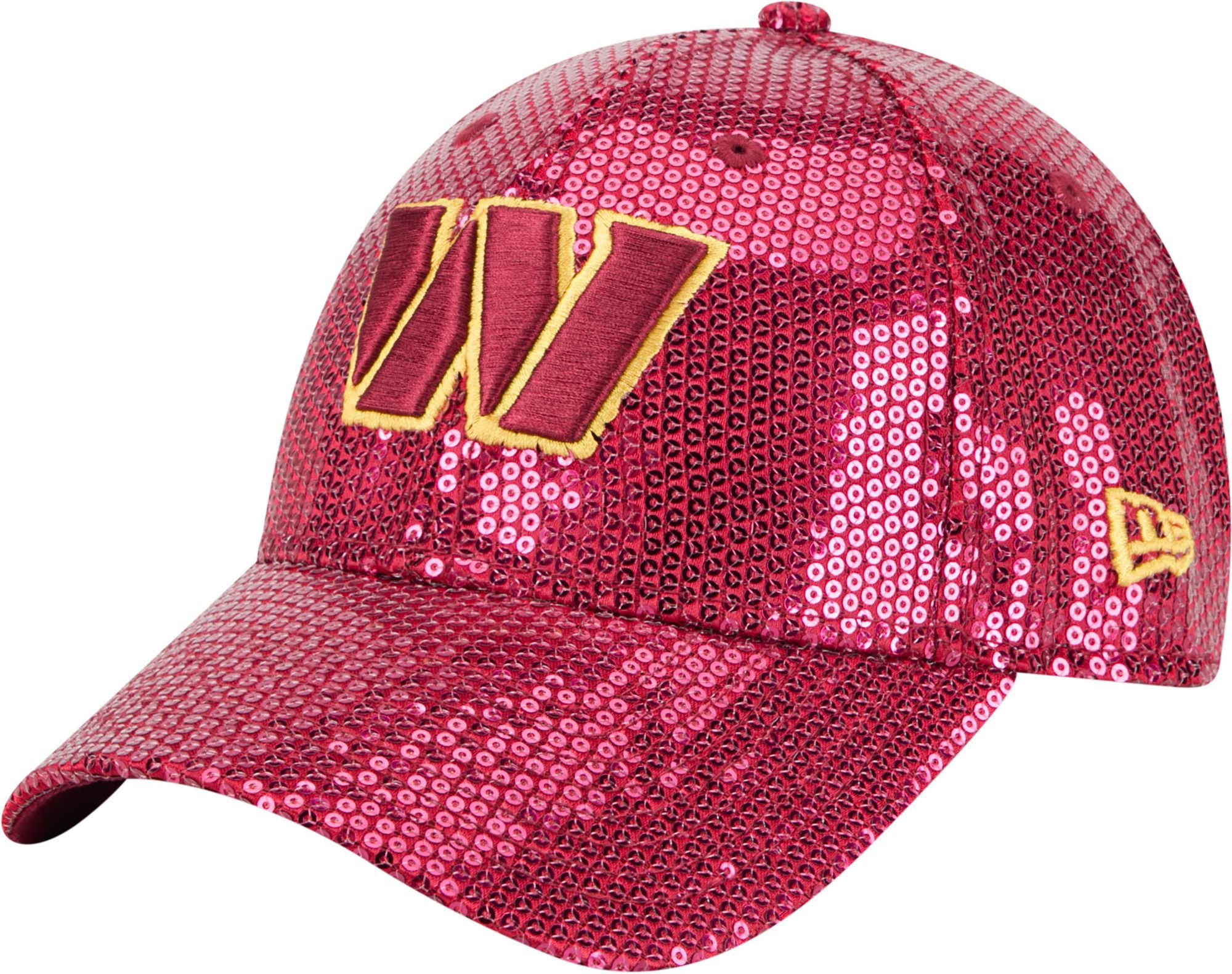 New Era Women's Washington Commanders Maroon Sequin 9Forty Adjustable Hat product image
