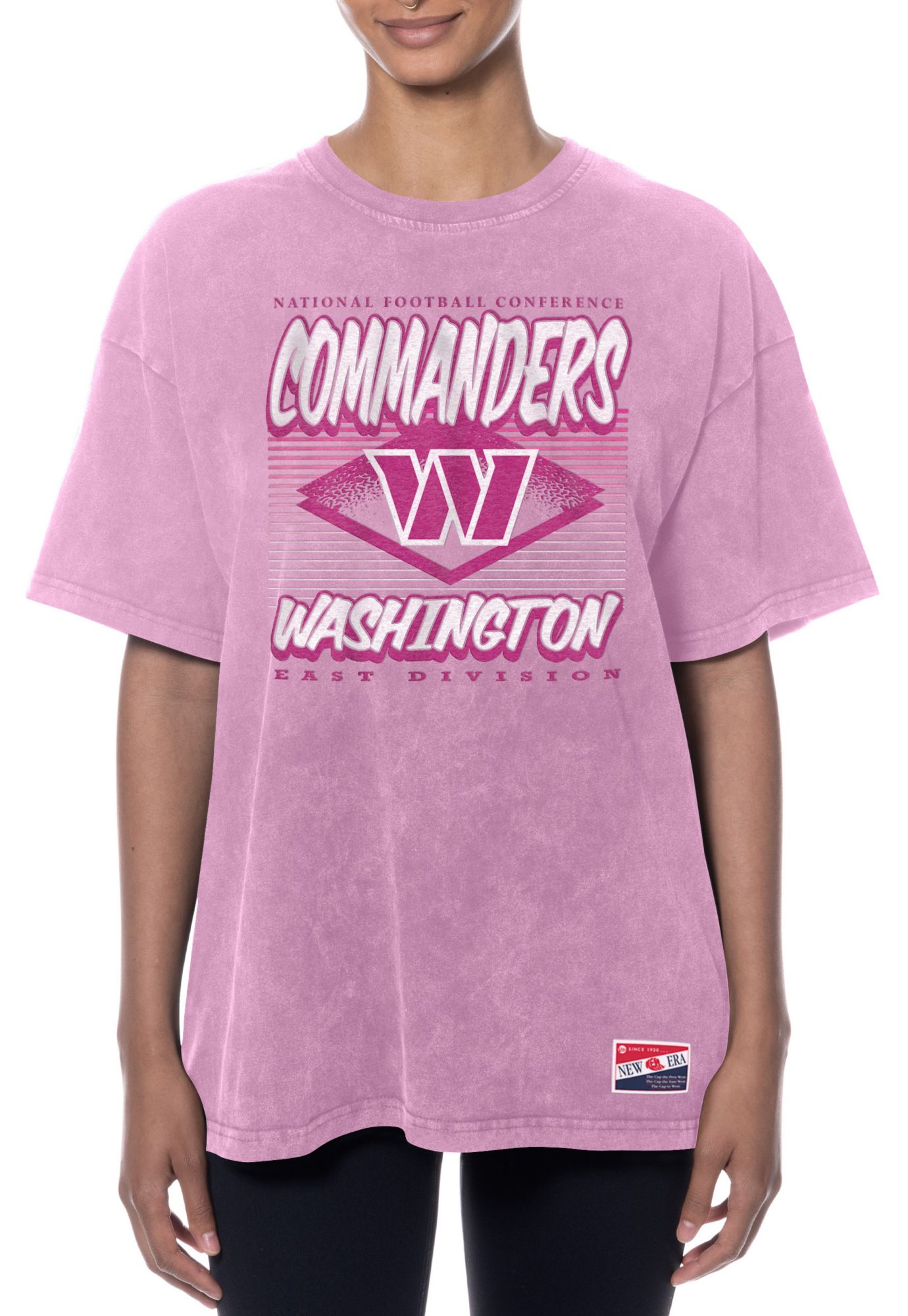 New Era Women's Washington Commanders Pastel Pink Washed T-Shirt product image