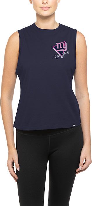 New Era Women's New York Giants Navy Glow Ink Tank Top product image