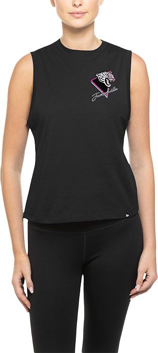 New Era Women's Jacksonville Jaguars Black Glow Ink Tank Top product image