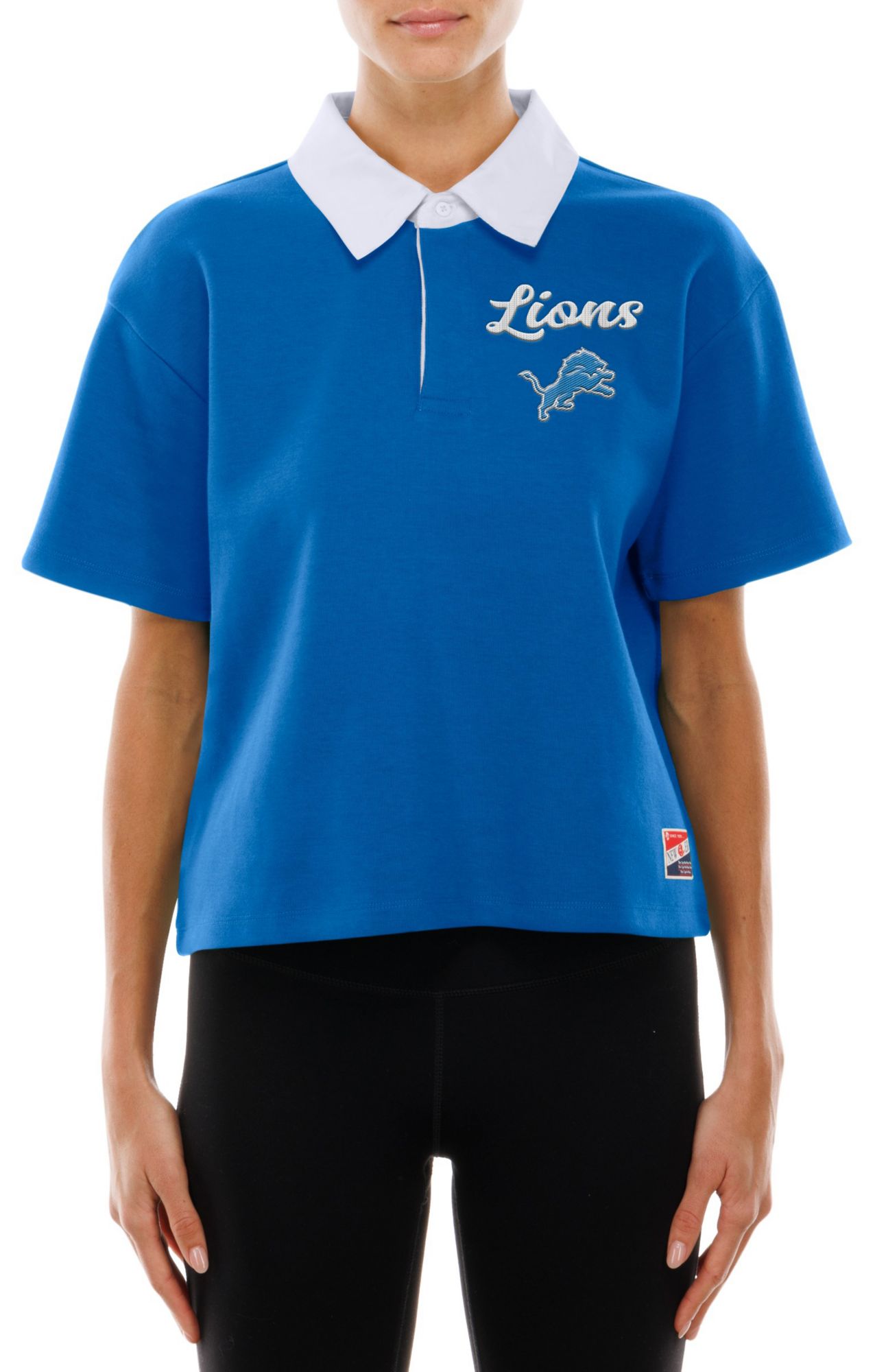 New Era Women's Detroit Lions Blue Polo product image