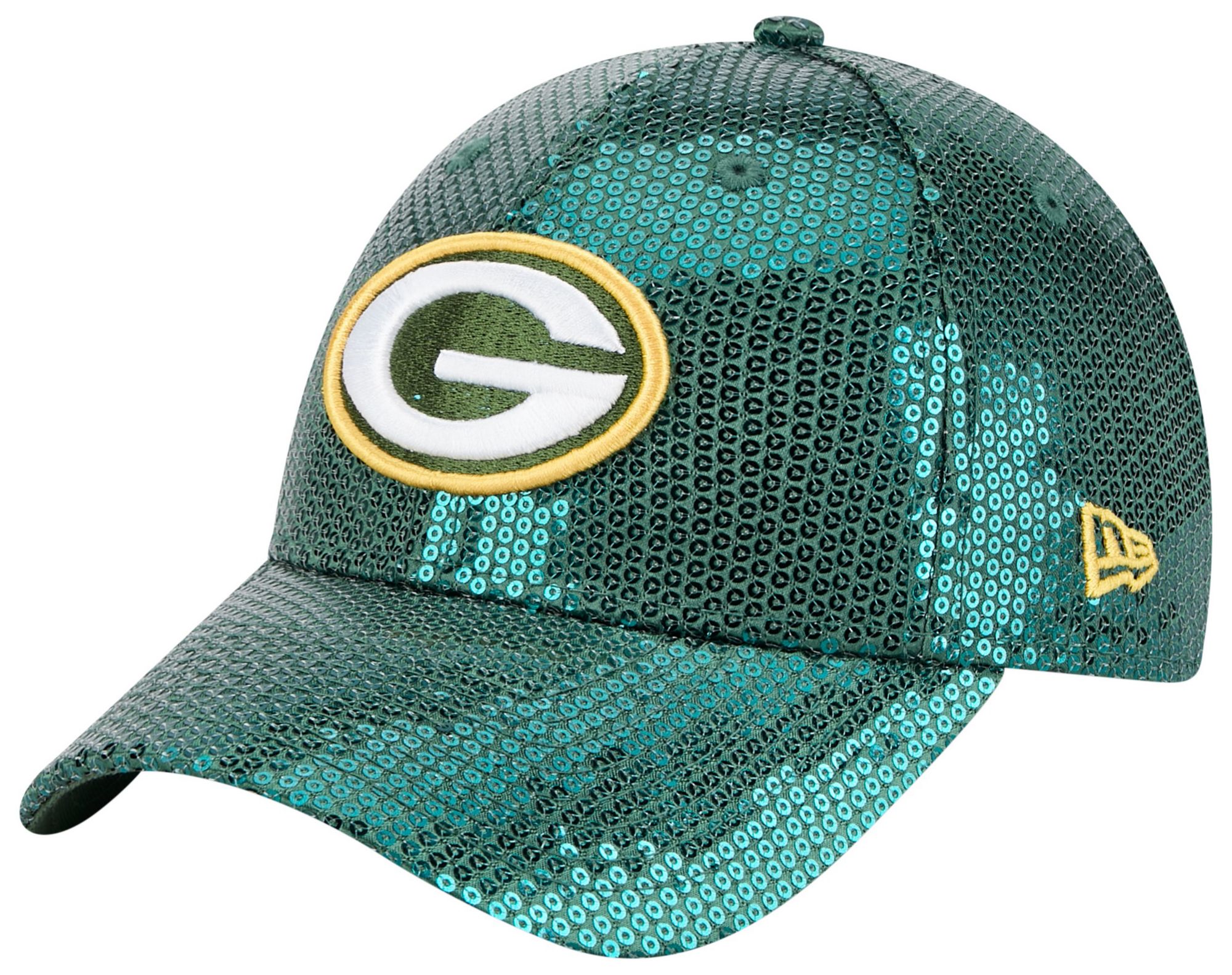 New Era Women's Green Bay Packers Green Sequin 9Forty Adjustable Hat product image