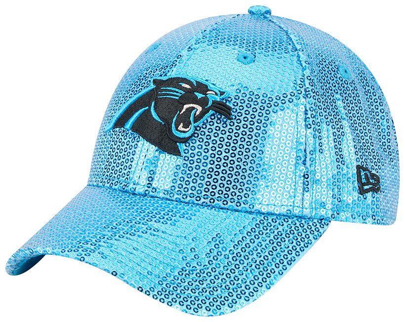 New Era Women's Carolina Panthers Blue Sequin 9Forty Adjustable Hat product image