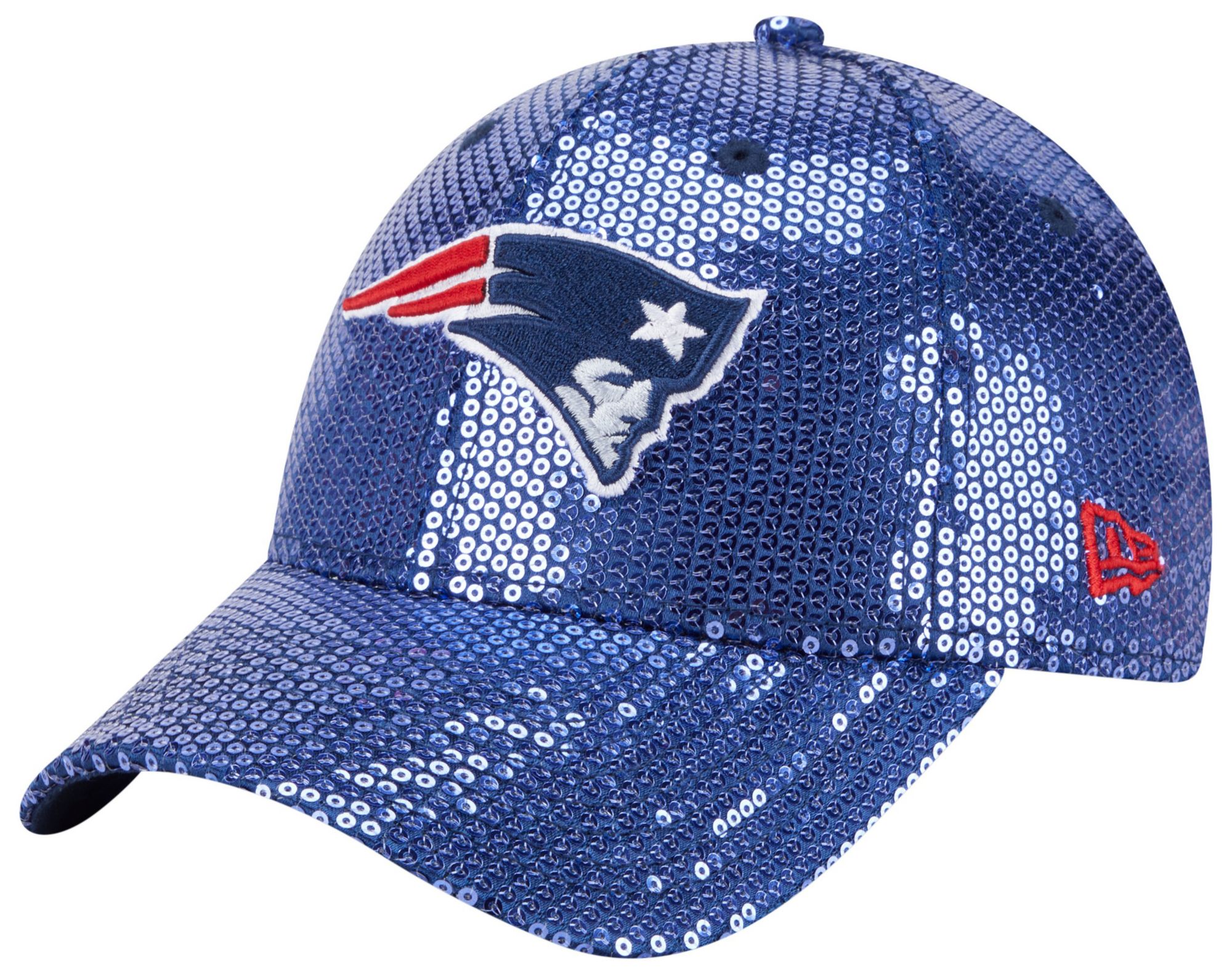 New Era Women's New England Patriots Navy Sequin 9Forty Adjustable Hat product image
