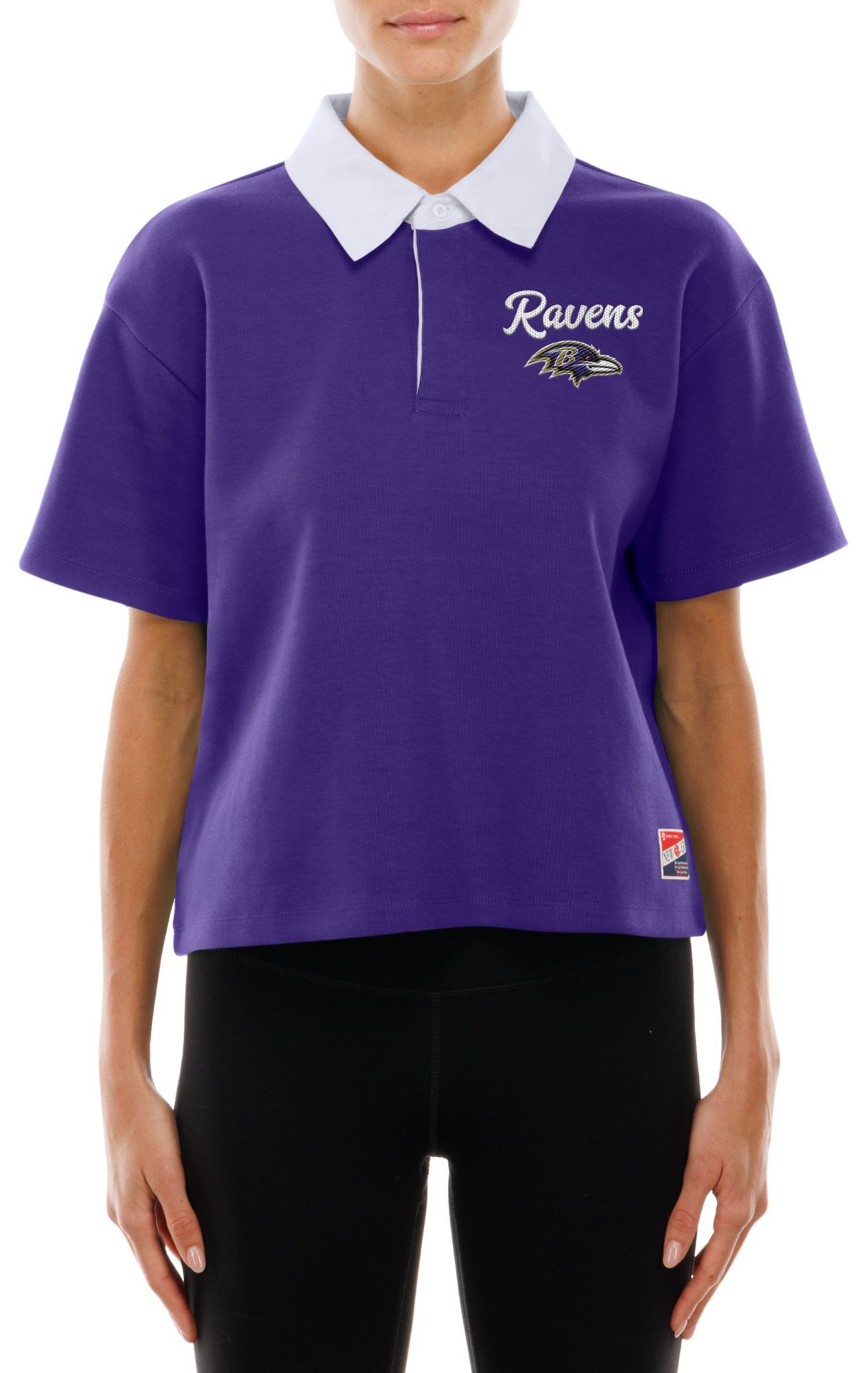 New Era Women's Baltimore Ravens Purple Polo product image