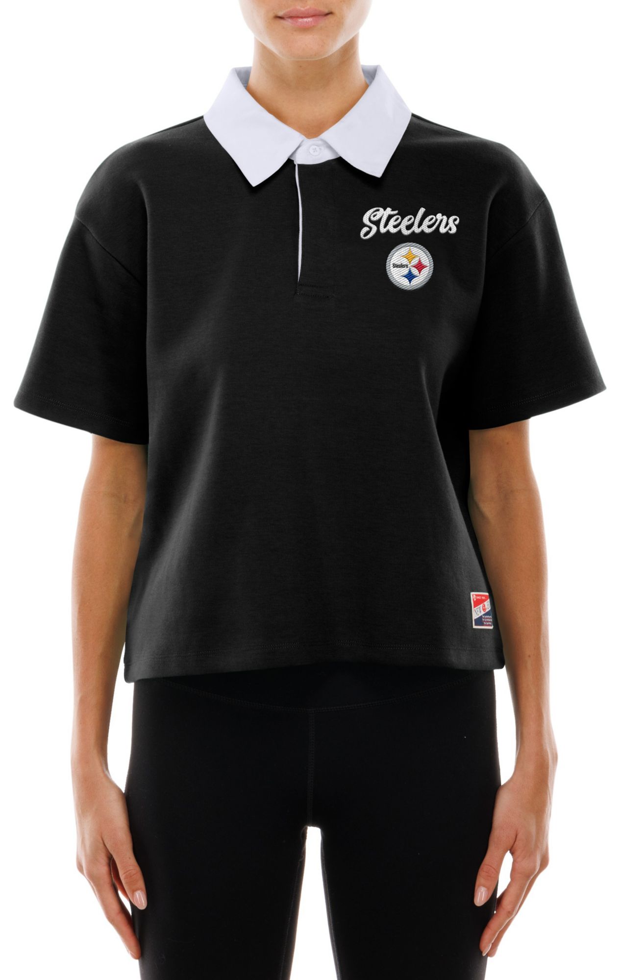 New Era Women's Pittsburgh Steelers Black Polo product image