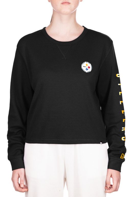 New Era Women's Pittsburgh Steelers Black Thermal Long Sleeve T-Shirt product image