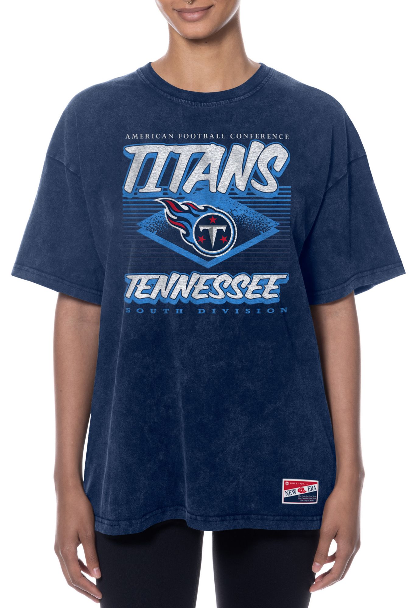 New Era Women's Tennessee Titans Navy Washed T-Shirt product image