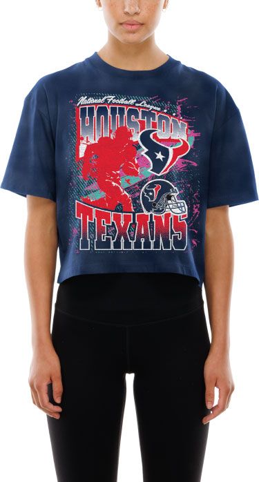New Era Women's Houston Texans Navy Classic Logo T-Shirt product image