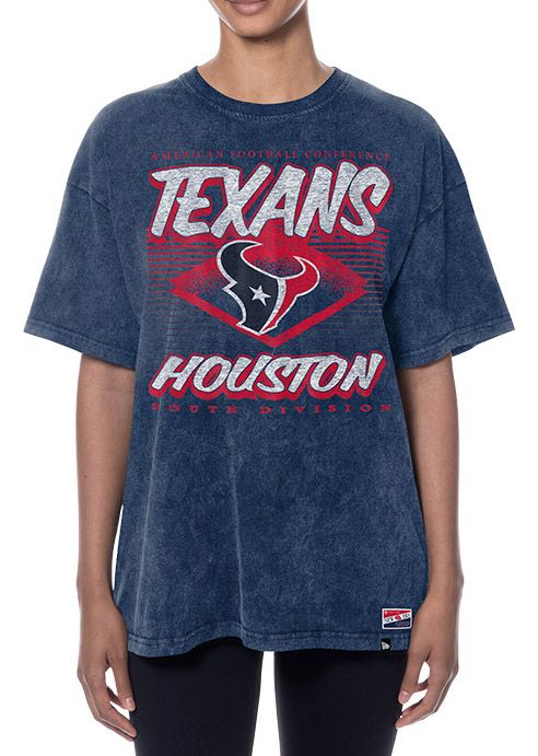 New Era Women's Houston Texans Navy Washed T-Shirt product image
