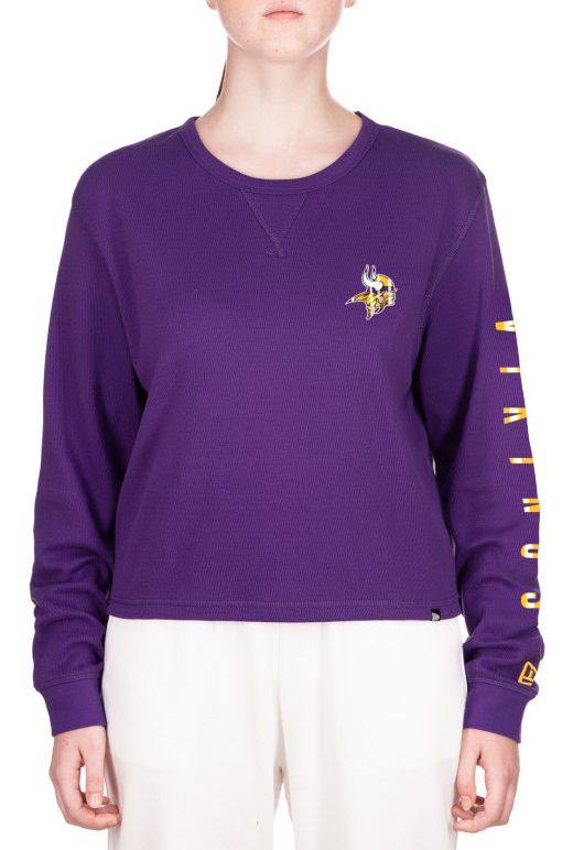 New Era Women's Minnesota Vikings Purple Thermal Long Sleeve T-Shirt product image