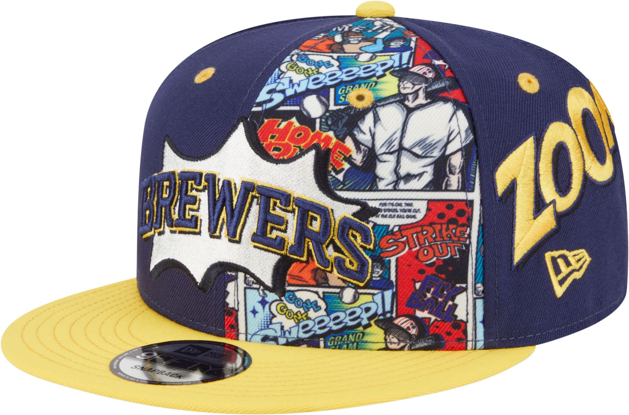 New Era Youth Milwaukee Brewers Players' Weekend Navy 9Fifty Adjustable Hat product image