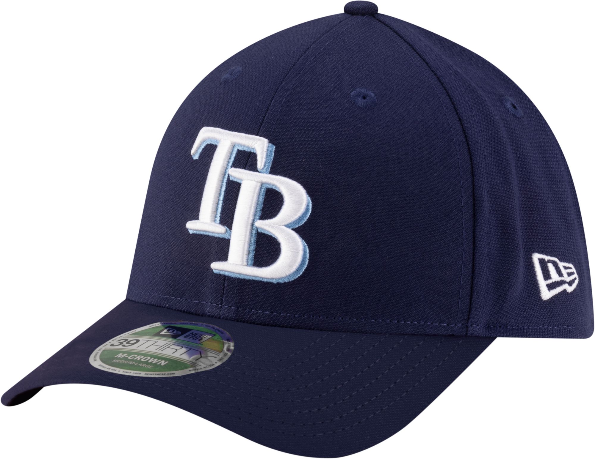 New Era Youth Tampa Bay Rays Black Game 39Thirty Replica Player Hat product image