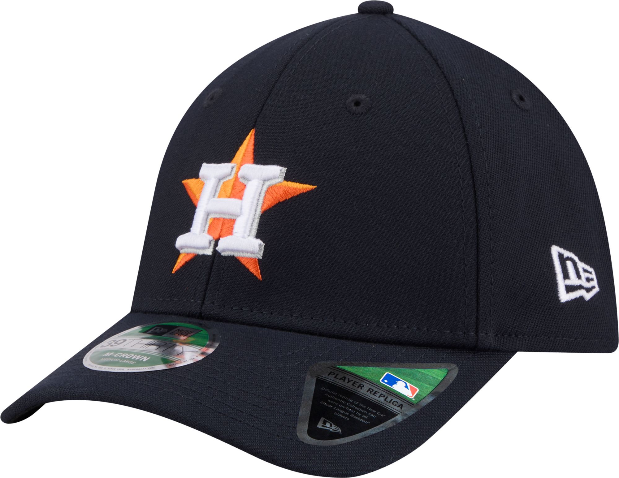 New Era Youth Houston Astros Navy Home 39Thirty Replica Player Hat product image