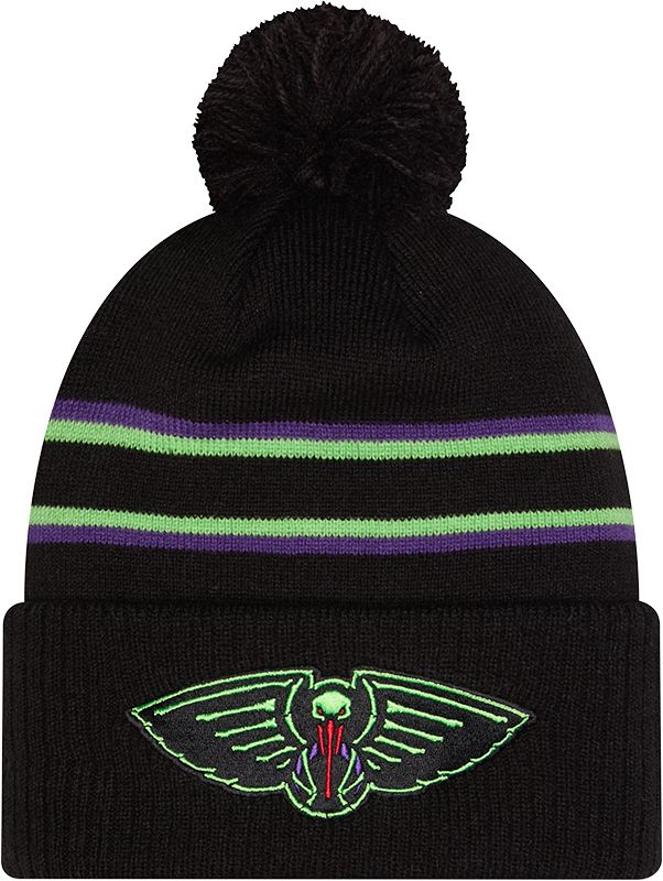 New Era Youth 2025-26 City Edition New Orleans Pelicans Logo Pom Knit Beanie product image