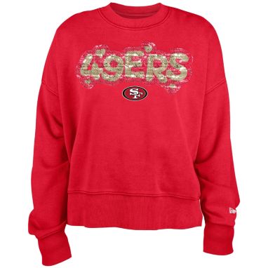 sorry, New Era Youth San Francisco 49ers Red Sequin Flip Crew Pullover Sweatshirt is currently out of stock