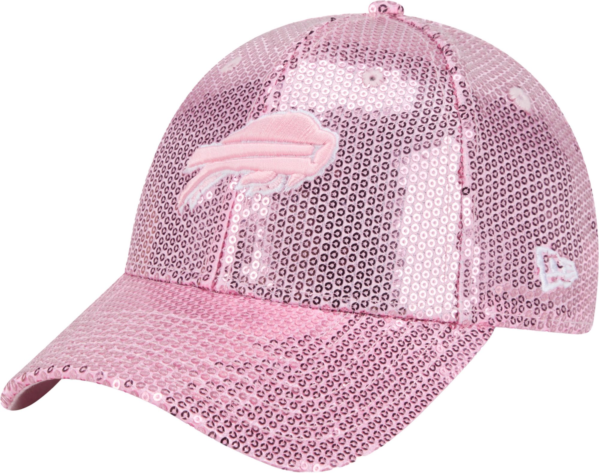 New Era Youth Buffalo Bills Pink Sequin 9Forty Adjustable Hat product image