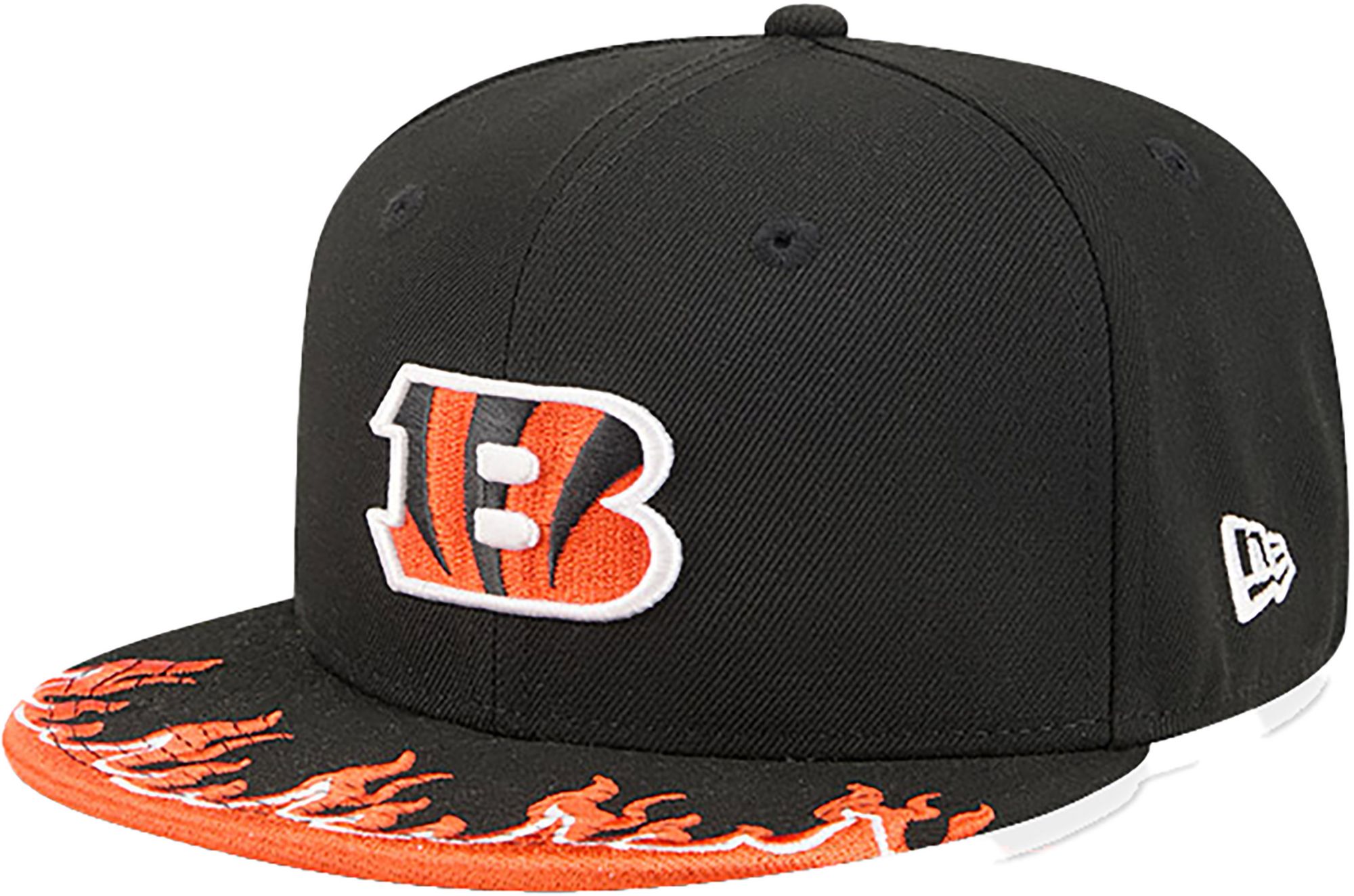 New Era Youth Cincinnati Bengals Black Flame 9Fifty Adjustable Hat product image