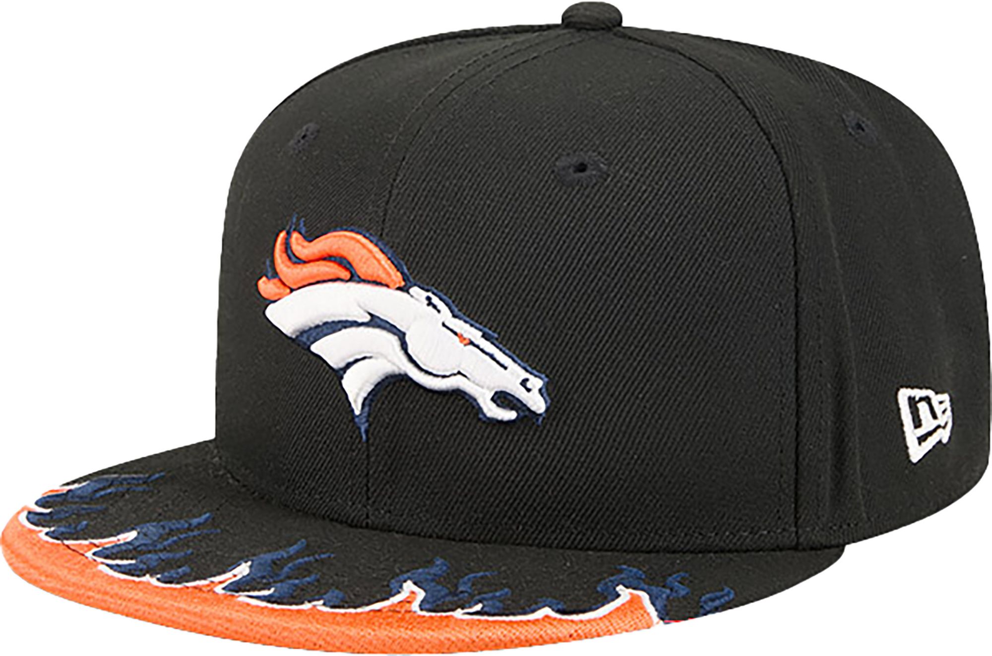 New Era Youth Denver Broncos Black Flame 9Fifty Adjustable Hat product image