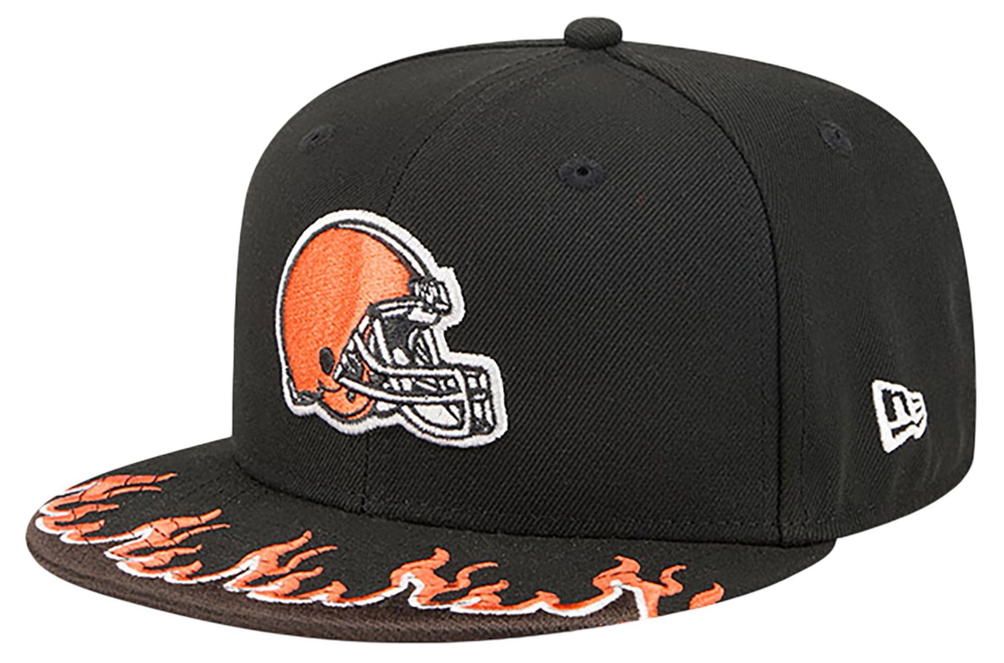New Era Youth Cleveland Browns Black Flame 9Fifty Adjustable Hat product image