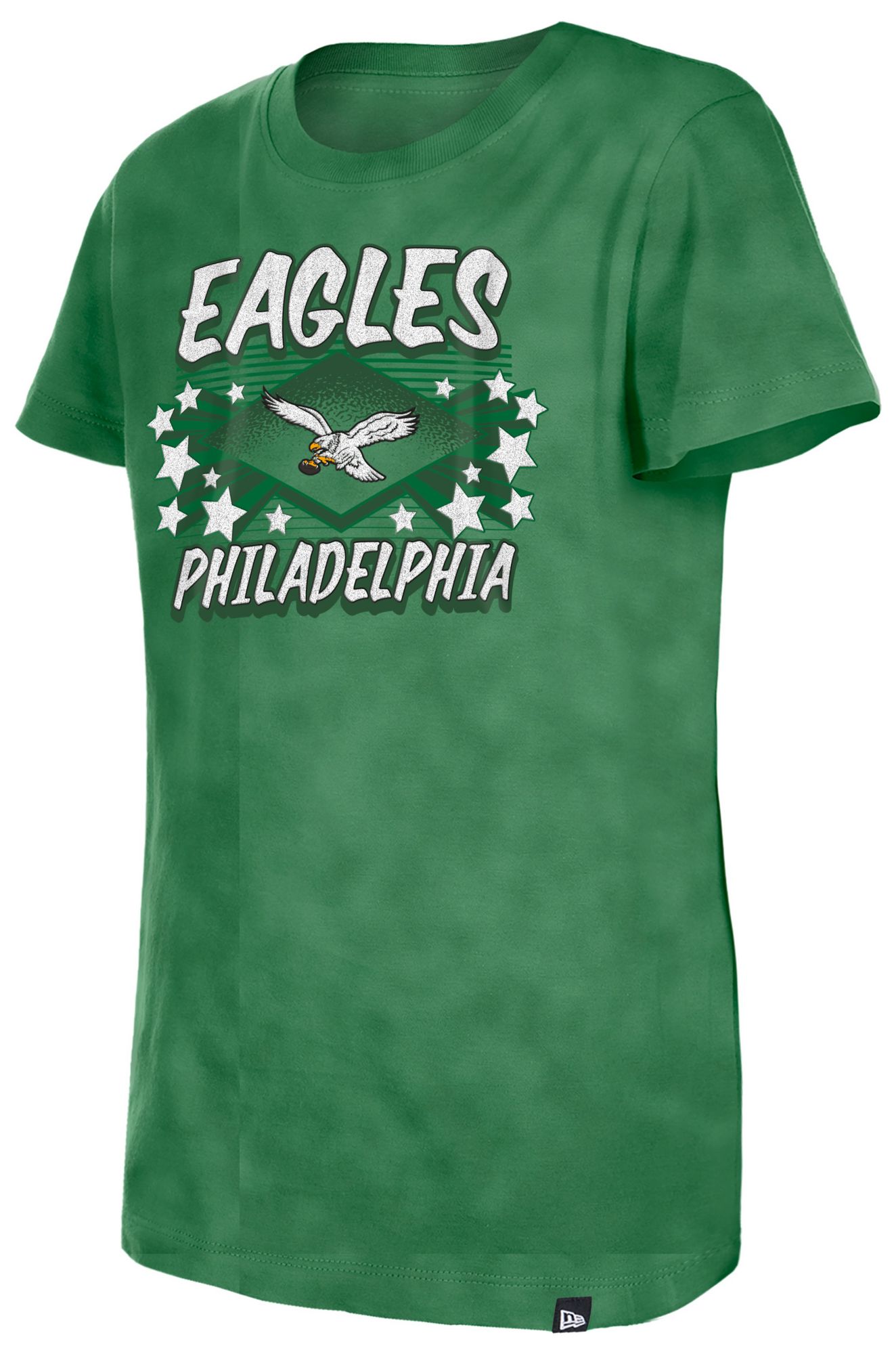 New Era Girls' Philadelphia Eagles Green Washed T-Shirt product image