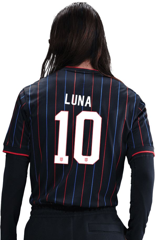 Nike Adult USMNT Diego Luna #10 2025 Navy "Heartbeat" Away Replica Jersey product image