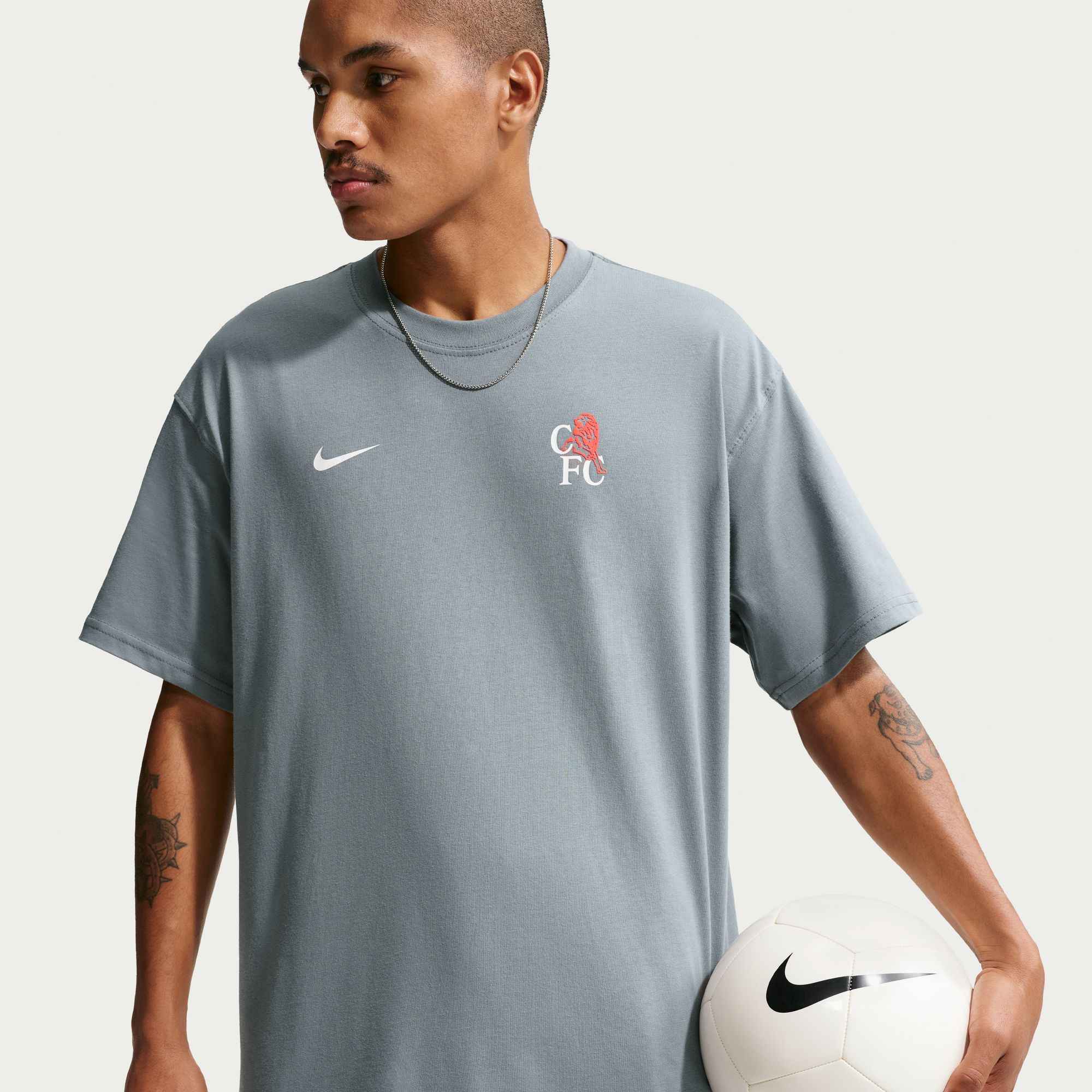 Nike Adult Chelsea FC Cool Gray 2025 Peak T-Shirt product image