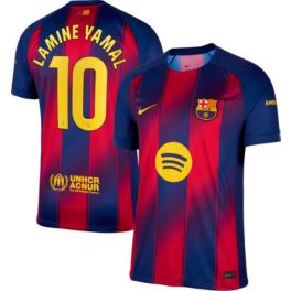 FCバルセロナ(オーセンティック L) LAMINE YAMAL 10番シャツ Lamine Yamal's No. 10 Shirt 'Sets Unprecedented Landmark