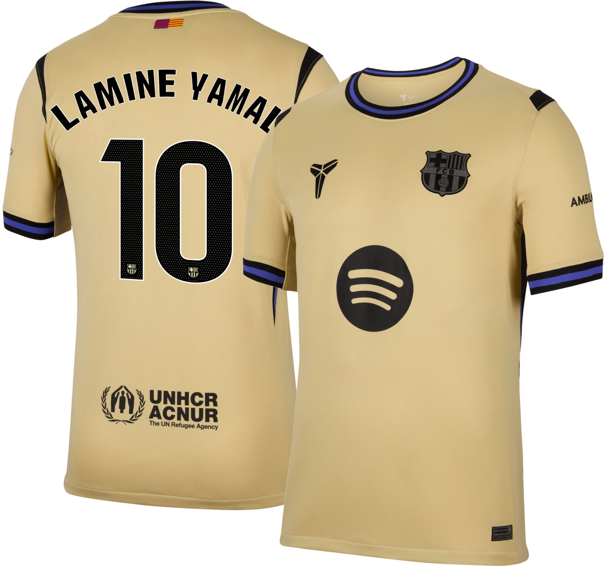 Nike Adult FC Barcelona Lamine Yamal #10 2025 Away Replica Jersey product image