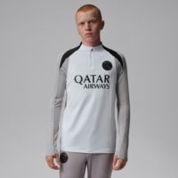 Nike Adult Paris Saint-Germain White Strike Drill 1/4 Zip Pullover