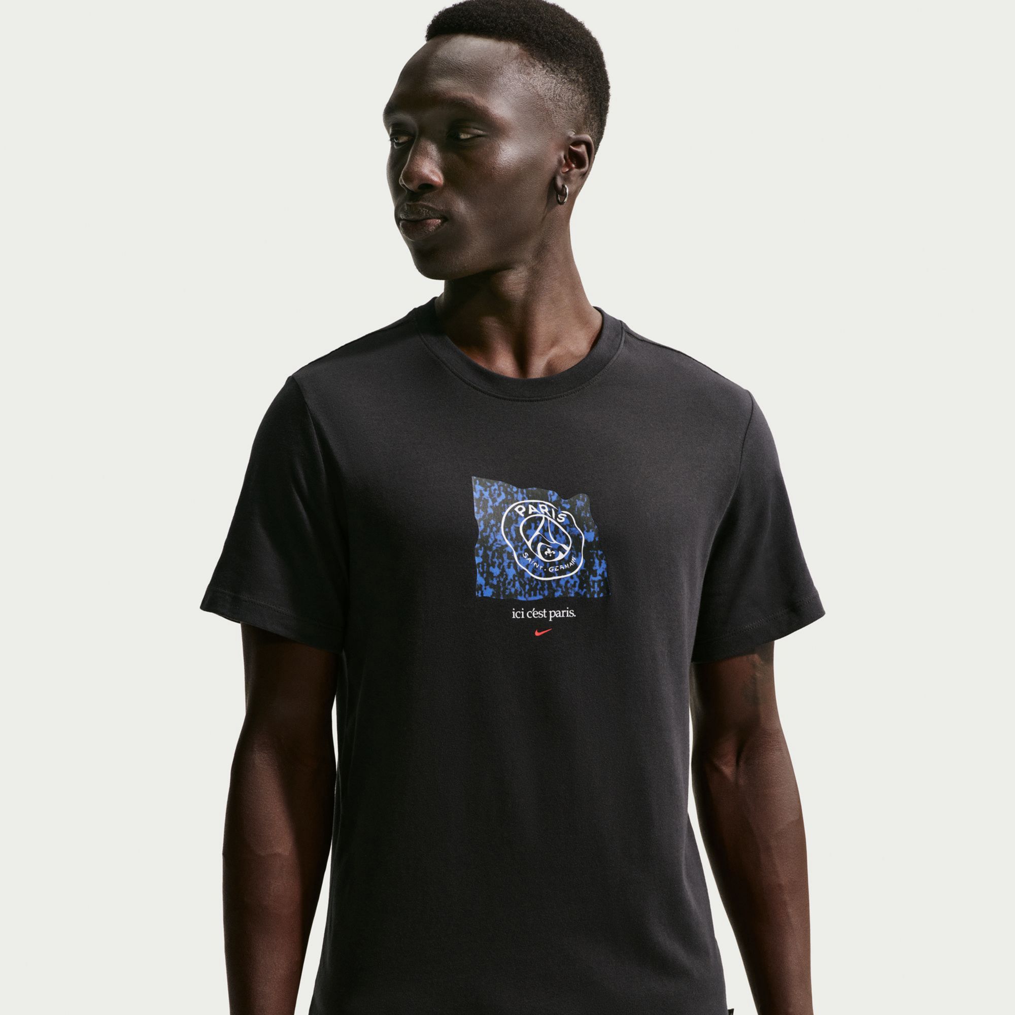 Nike Adult Paris Saint-Germain Black Fifth T-Shirt product image