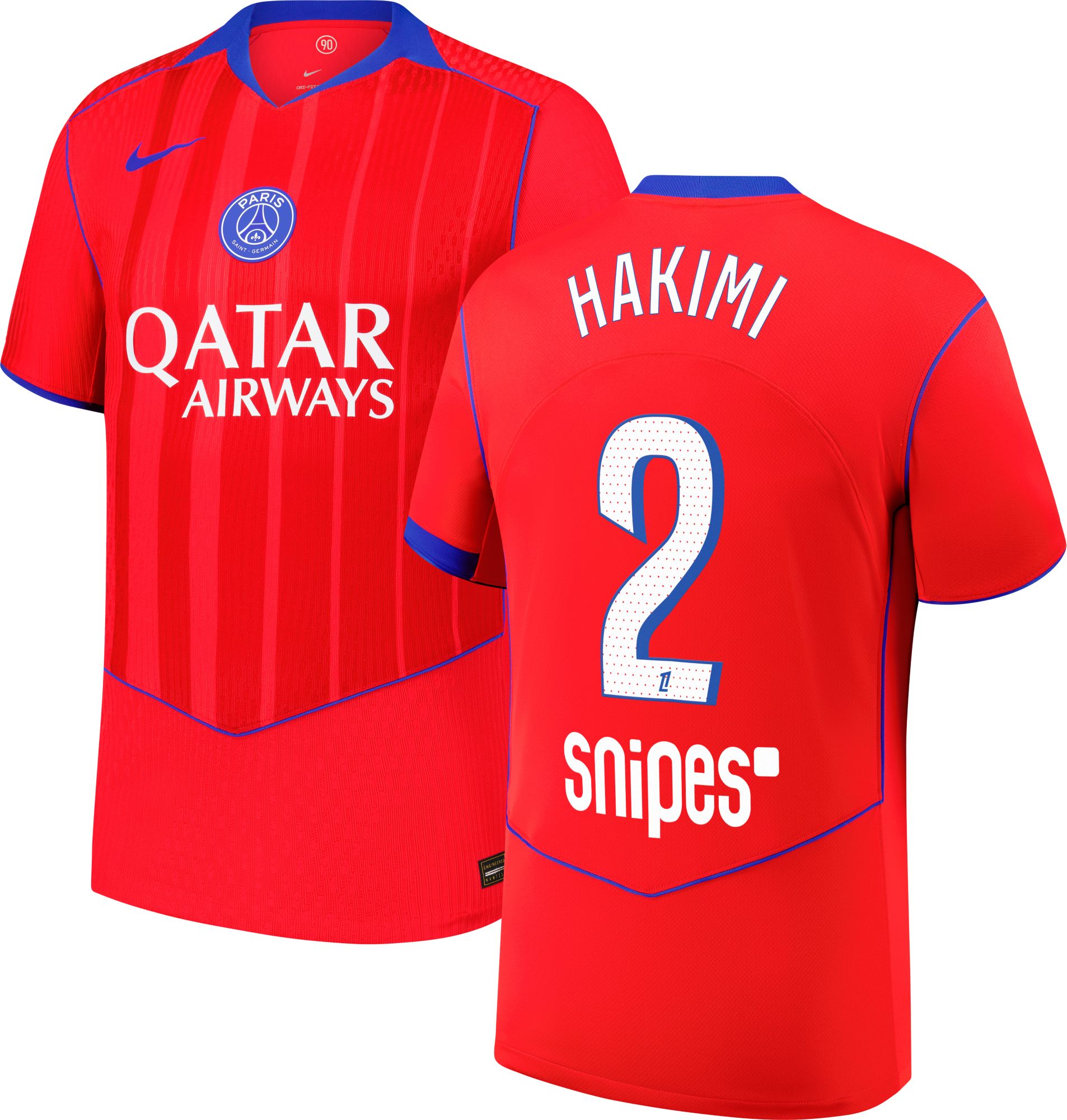 Nike Adult Paris Saint-Germain Achraf Hakimi #2 2025 Third Replica Jersey product image