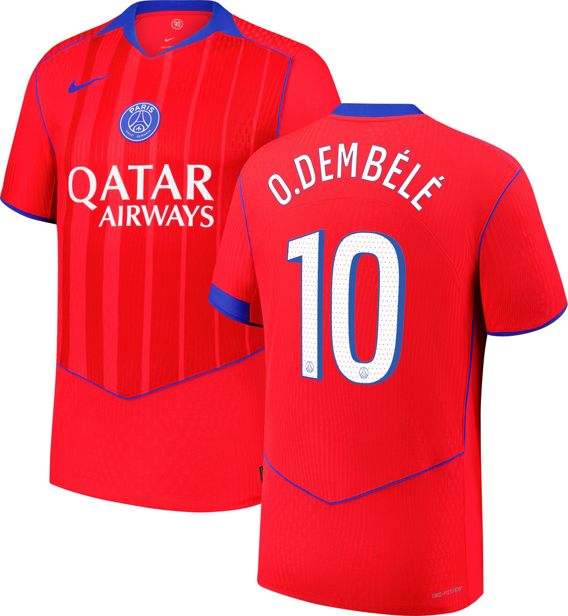 Nike Adult Paris Saint-Germain Ousmane Dembélé #10 2025 Third Replica Jersey product image