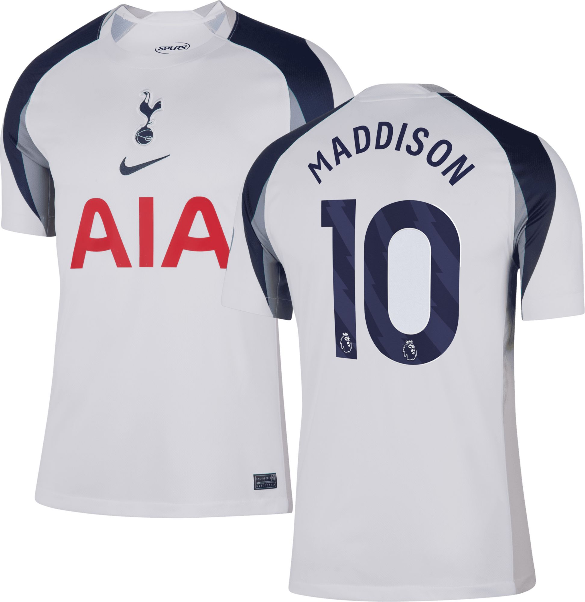 Nike Adult Tottenham Hotspur James Maddison #10 2025-26 Home Replica Jersey product image