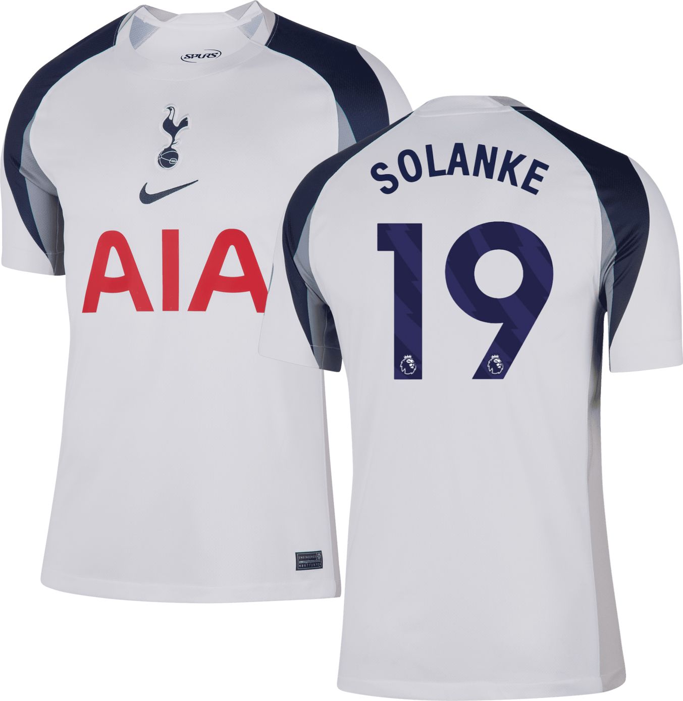 Nike Adult Tottenham Hotspur Dominic Solanke #19 2025-26 Home Replica Jersey product image